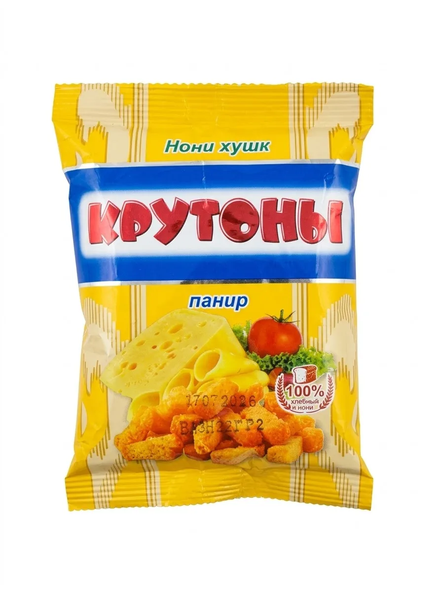 Сухарики «Крутоны» со вкусом сыра (Нони хушк панир) 22г