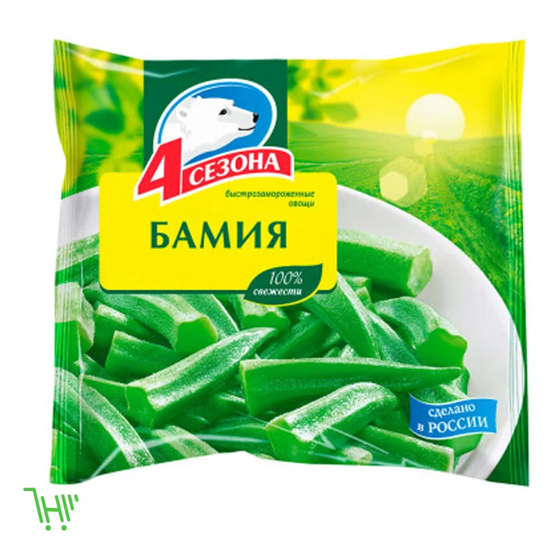 4 сезона бамия 400 г