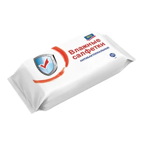 aro Салфетки влажные антибактериальные, 20шт