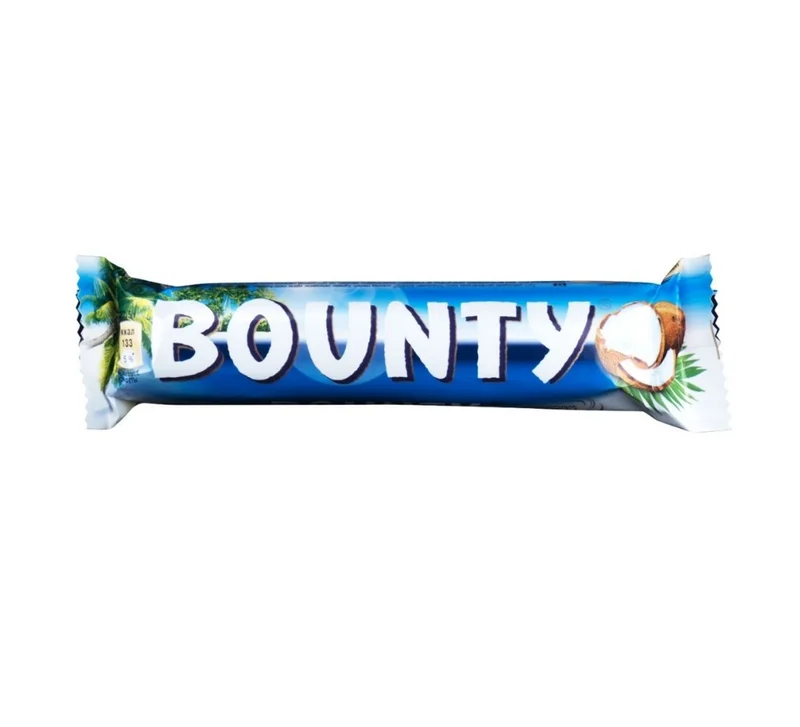Батончик шоколадный Bounty с нежной мякотью кокоса, 55 г