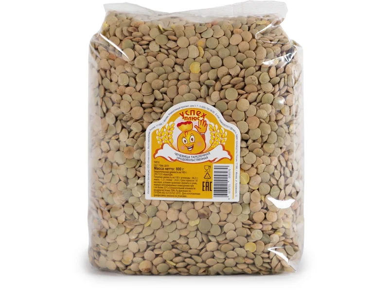 Чечевица «Успех плюс» 0,8кг