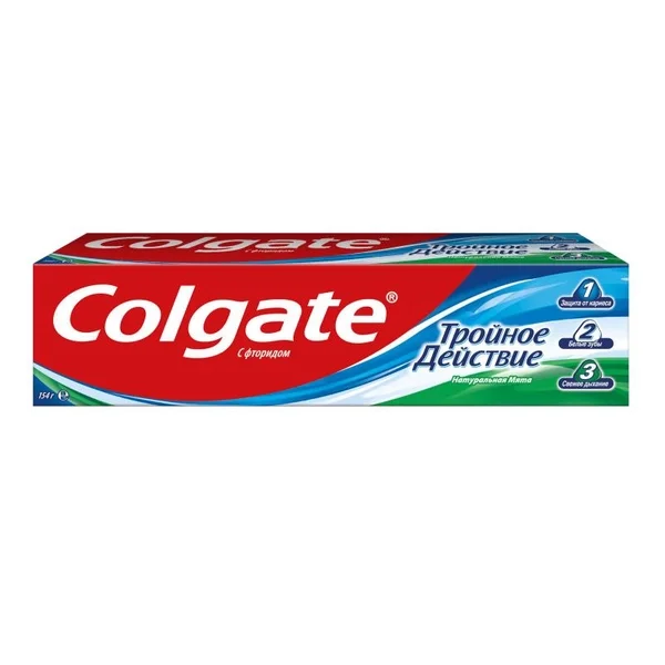 Colgate  Тройное дейтсвие натуральная мята