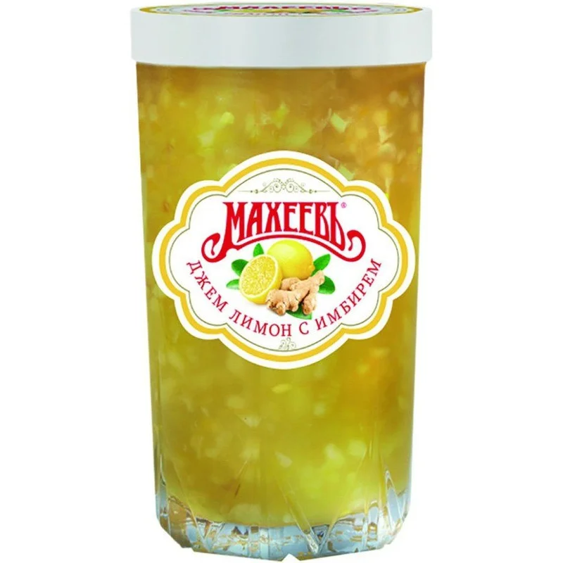 Джем Лимон с имбирем в стакане 400 гр