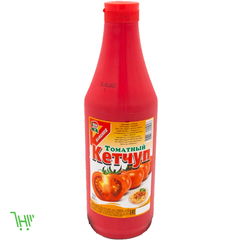 Кетчуп ТМ “ДжемПак” томатный 900гр