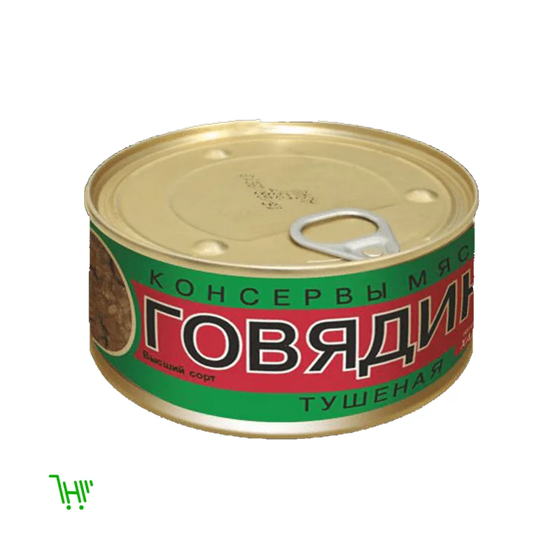 Консервы мясные ‘Говядина тушеная 325 гр