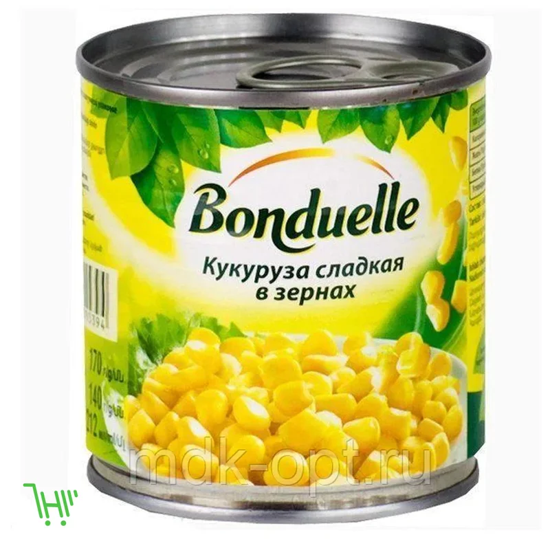 Кукуруза Бондюэль сладкая 340г