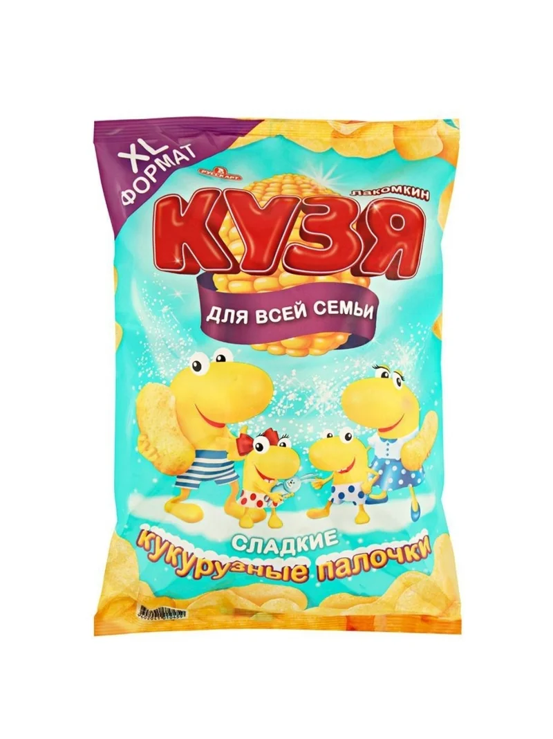 Кукурузные палочки ТМ "Кузя Лакомкин", "Сладкие", 190 г