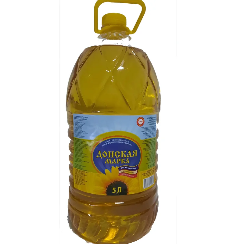 Масло подсолнечное рафинированное Донская марка 5л.