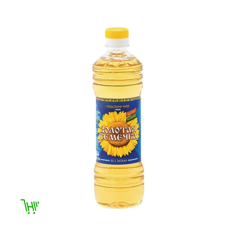 Масло подсолнечное рафинированное "Золотая семечка" 1 Л