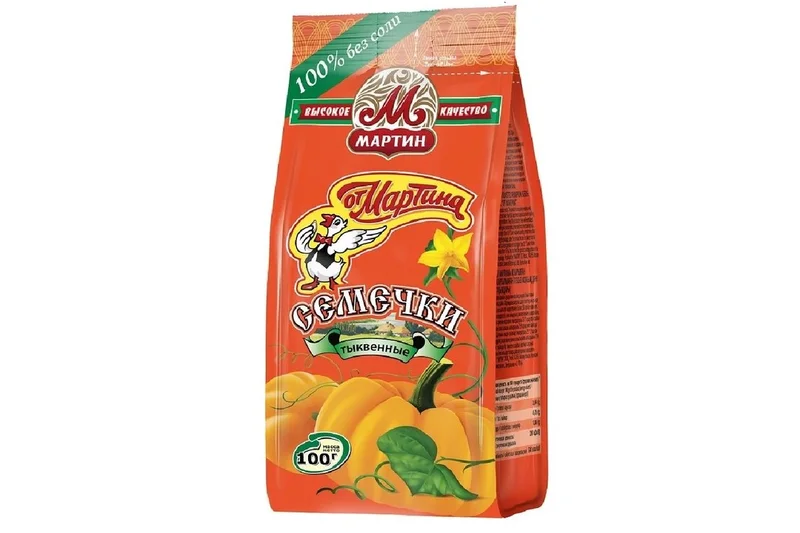 Семечки тыквенные От Мартина неочищенные обжаренные 100 г