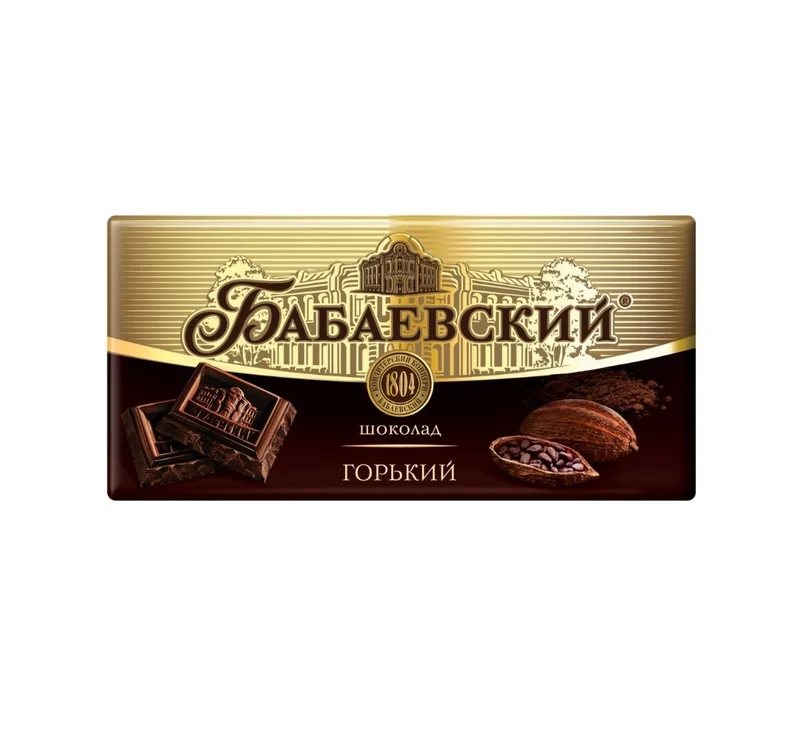 Шоколад Бабаевский горький 90гр