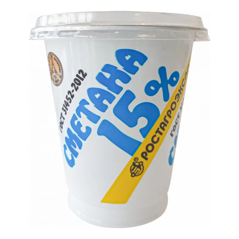 Сметана Ростагроэкспорт 15%