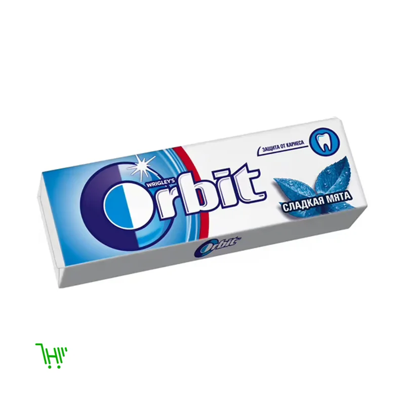 Жевательная резинка Orbit Сладкая мята без сахара со вкусом мяты 13,6 г